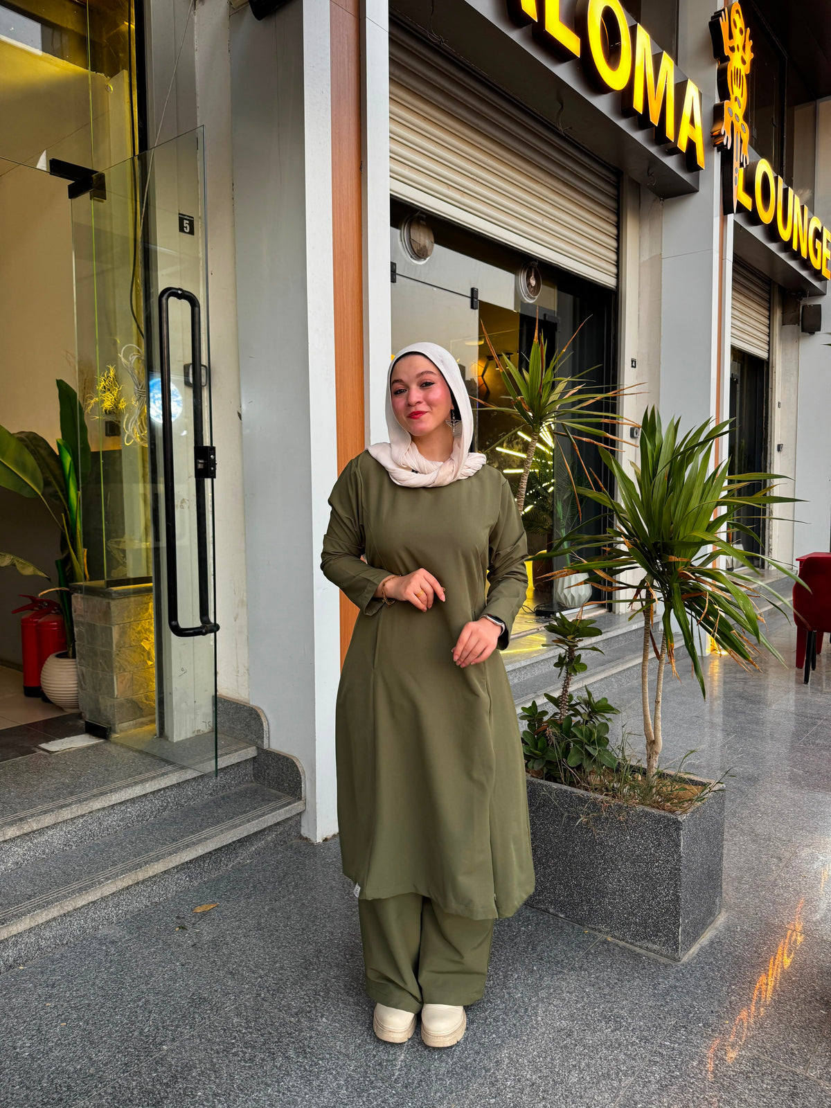 Tonic scrub in olive