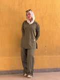 Front Ribbon In Olive