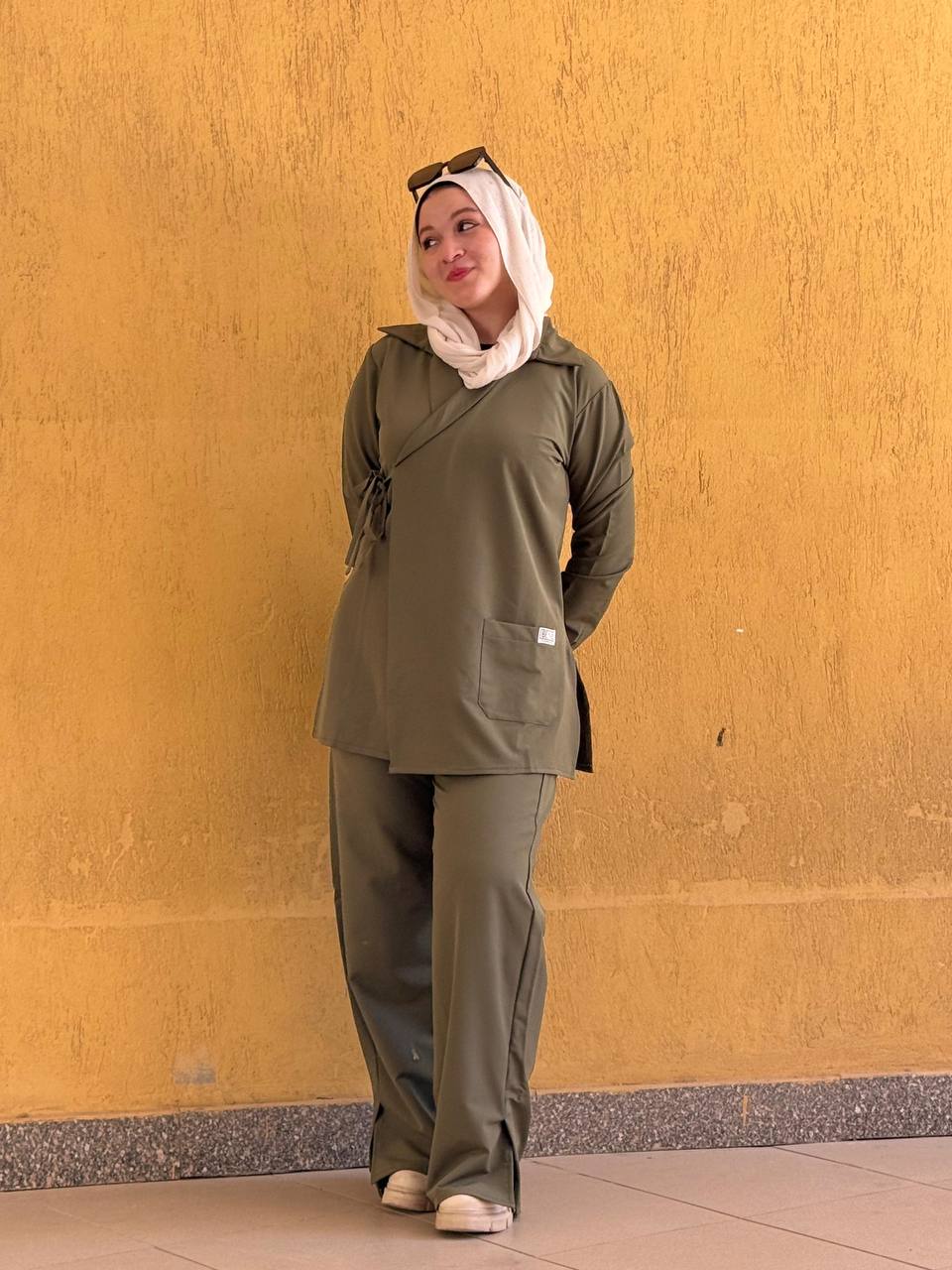 Front Ribbon In Olive