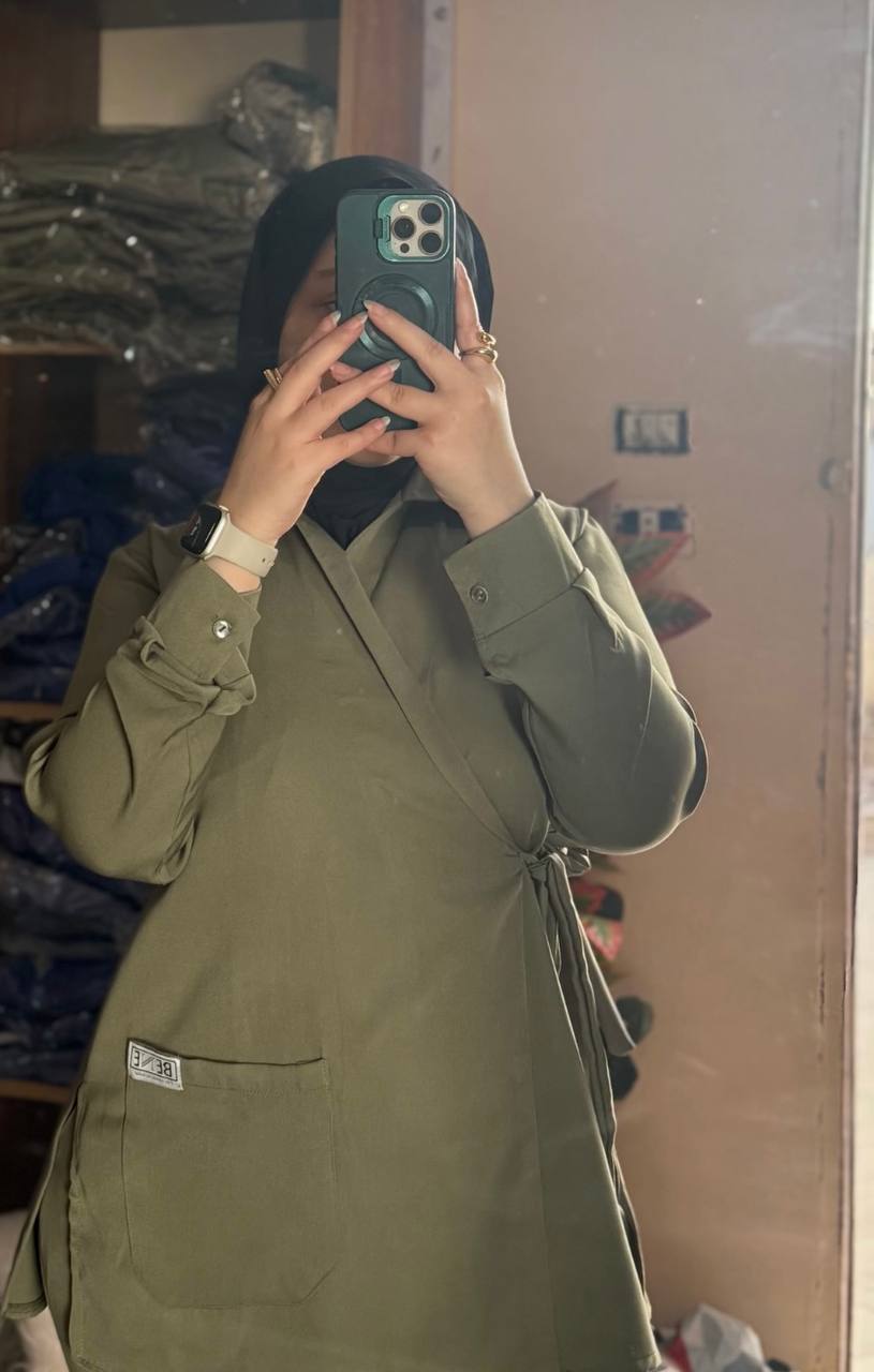 Front Ribbon In Olive