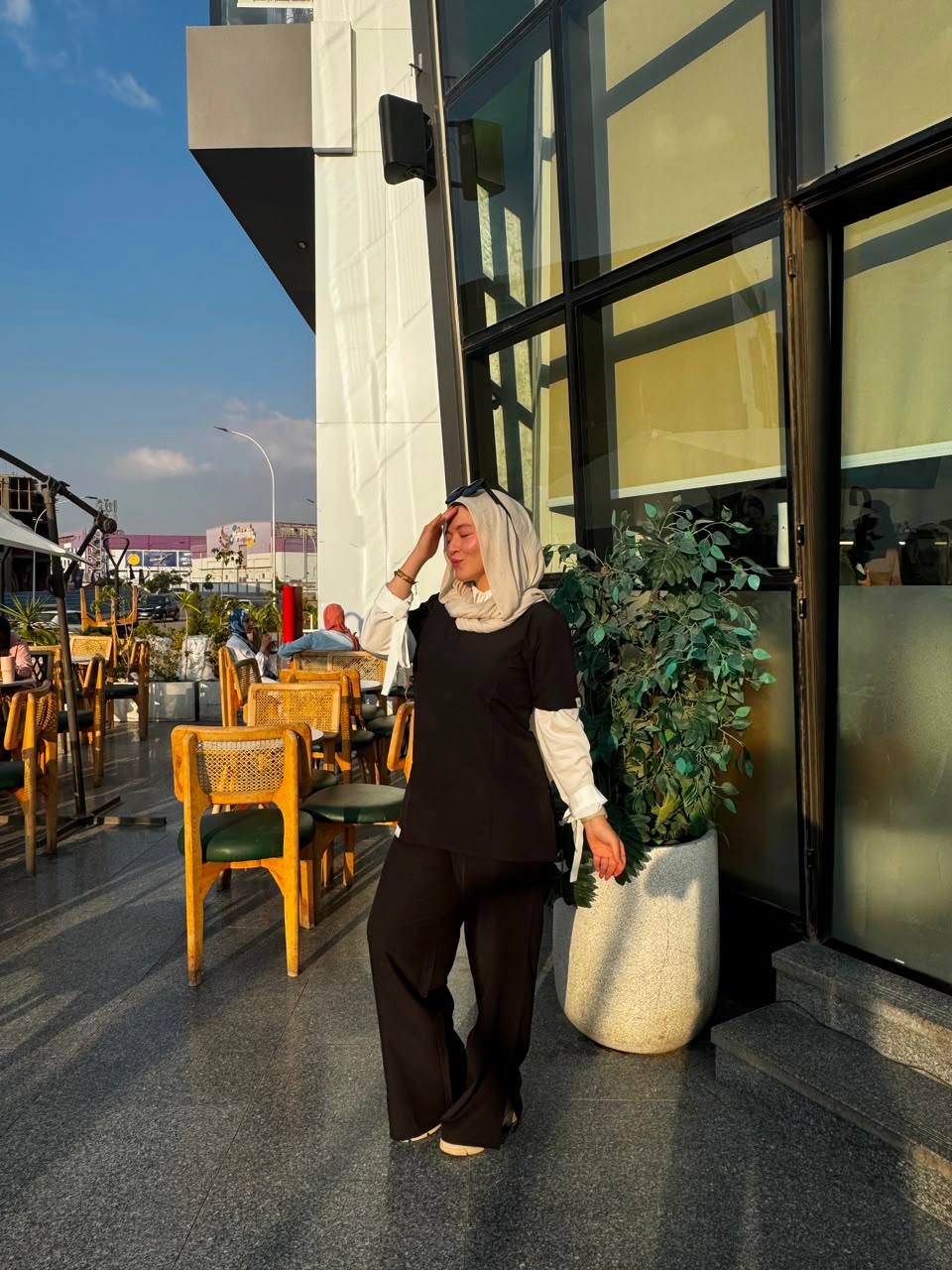Feminie In Black