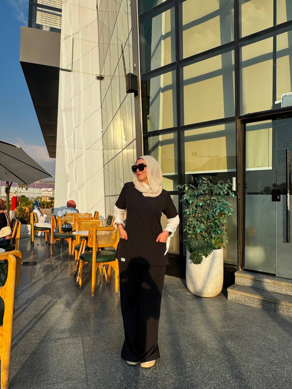 Feminie In Black
