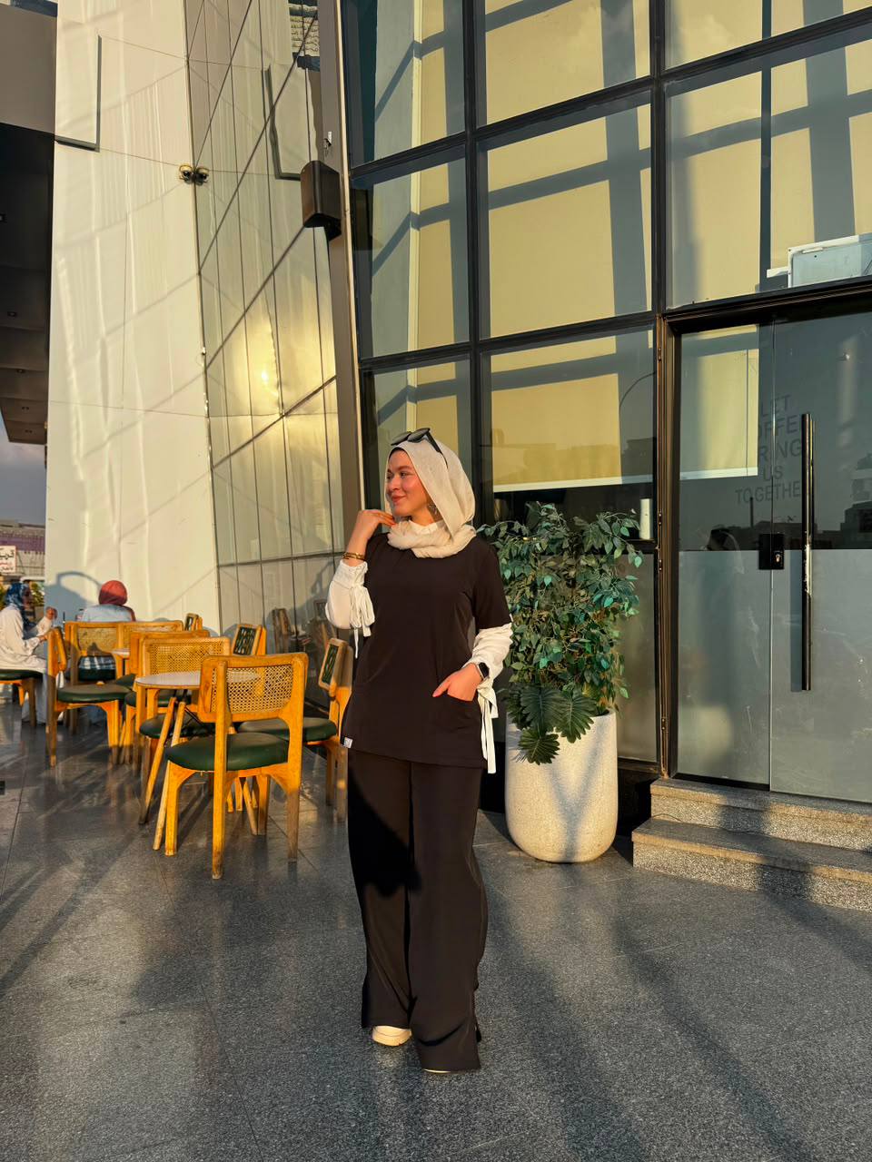 Feminie In Black