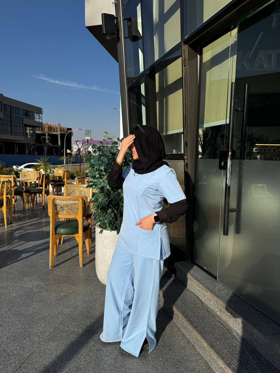 Feminie In Babyblue