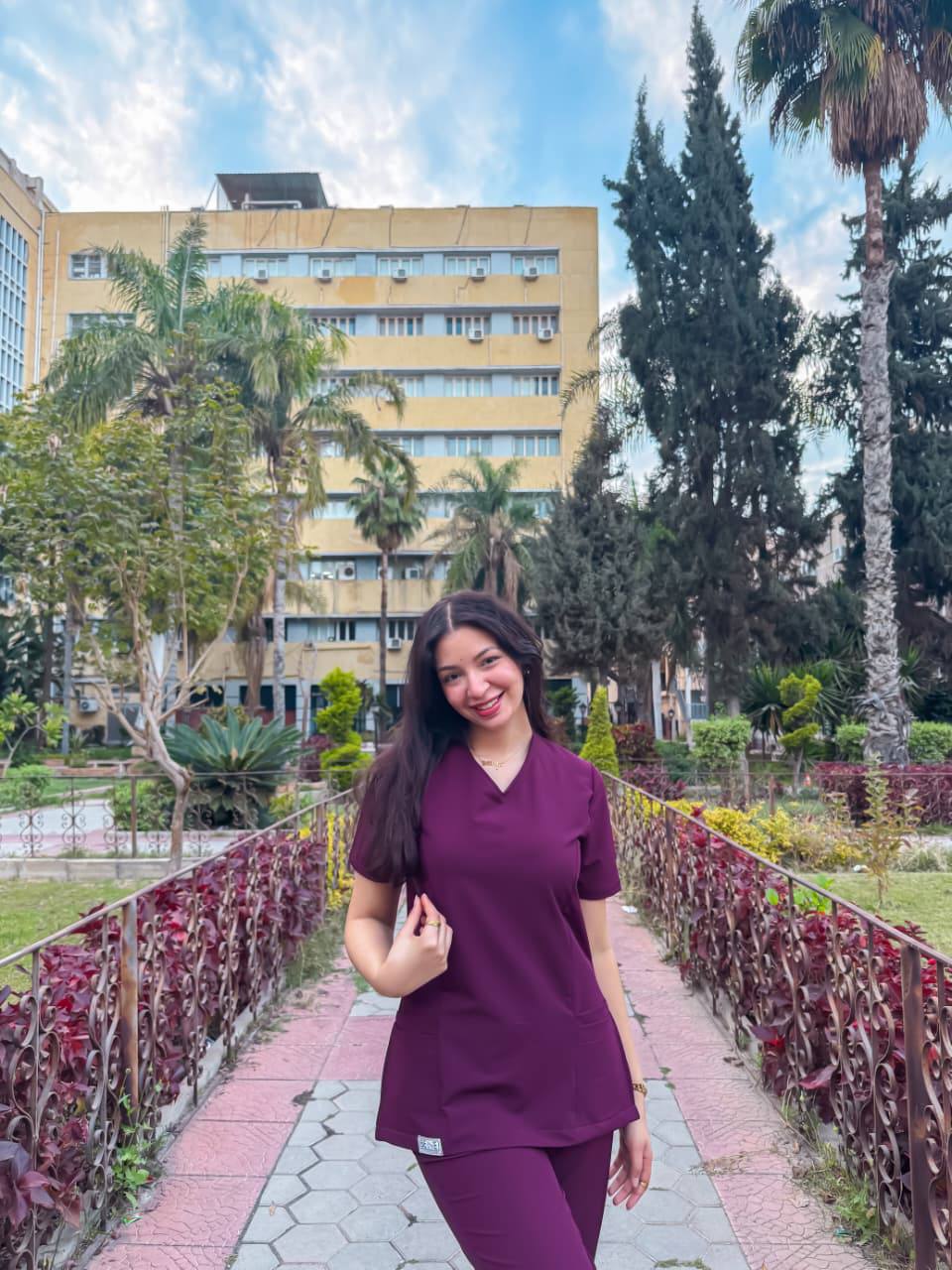 Feminie In Burgundy
