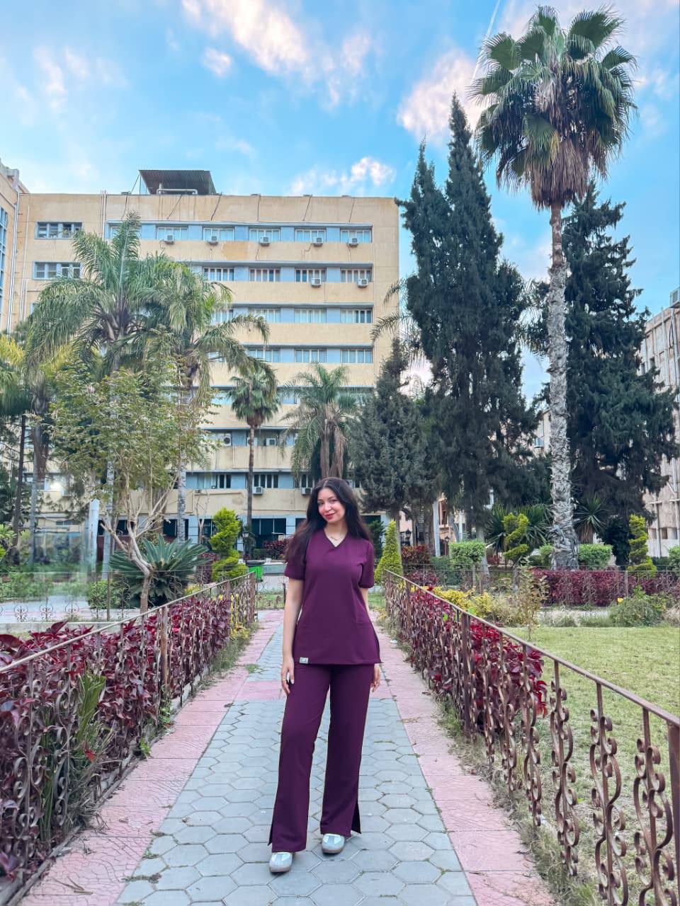 Feminie In Burgundy