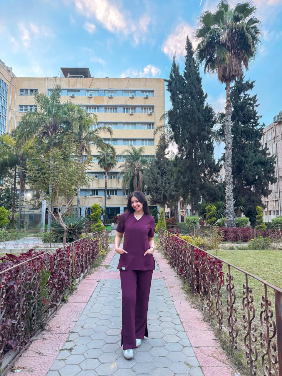 Feminie In Burgundy