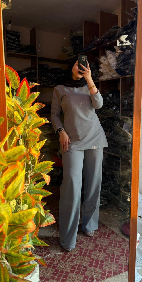 Back Ribbon In Light Gray
