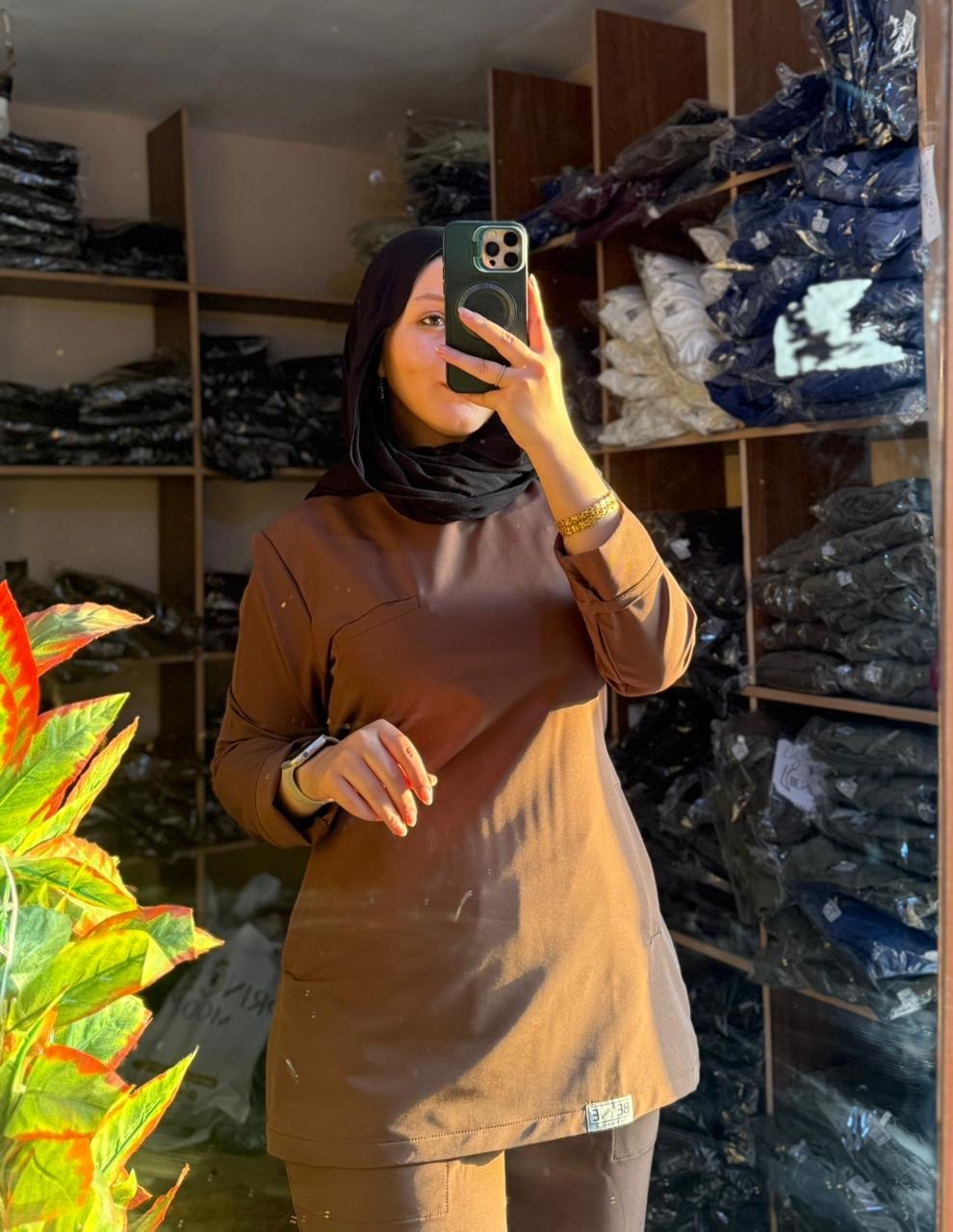 Back Ribbon In Brown