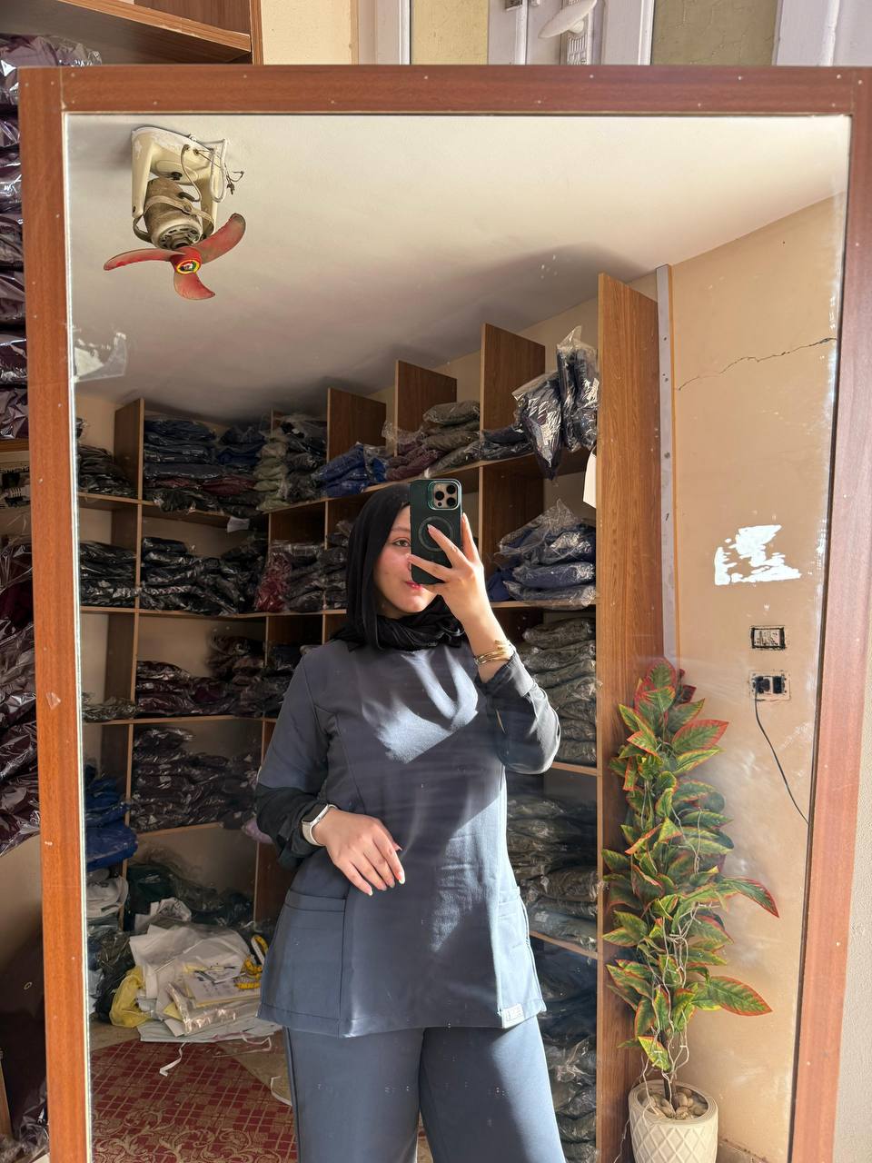 Feminie In Gray