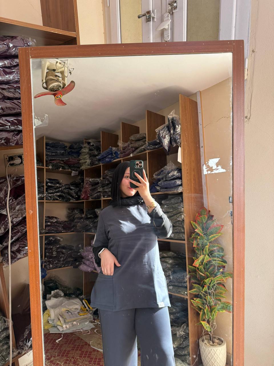 Feminie In Gray