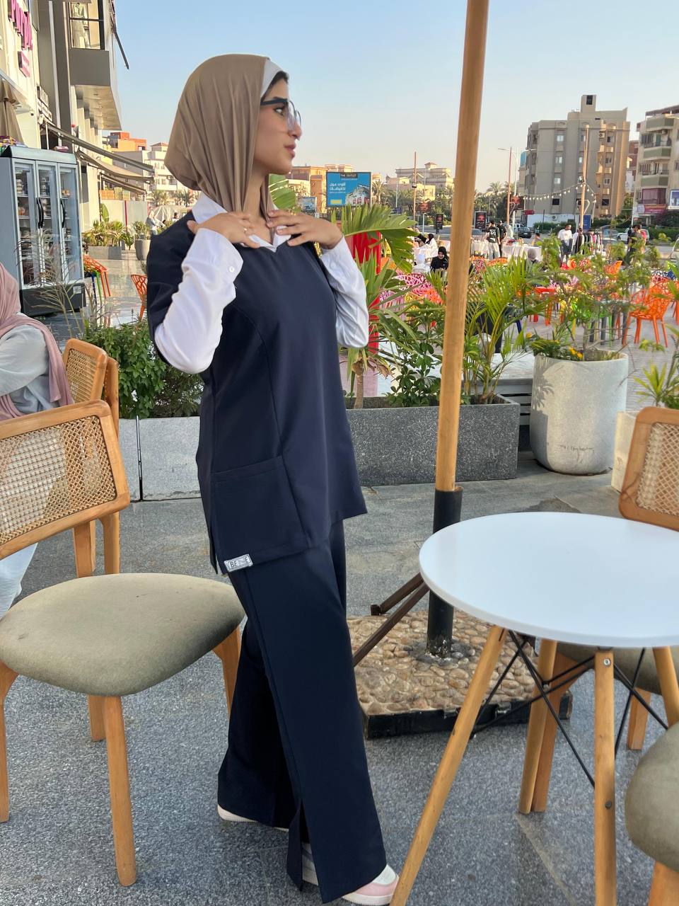 Feminie In Navy
