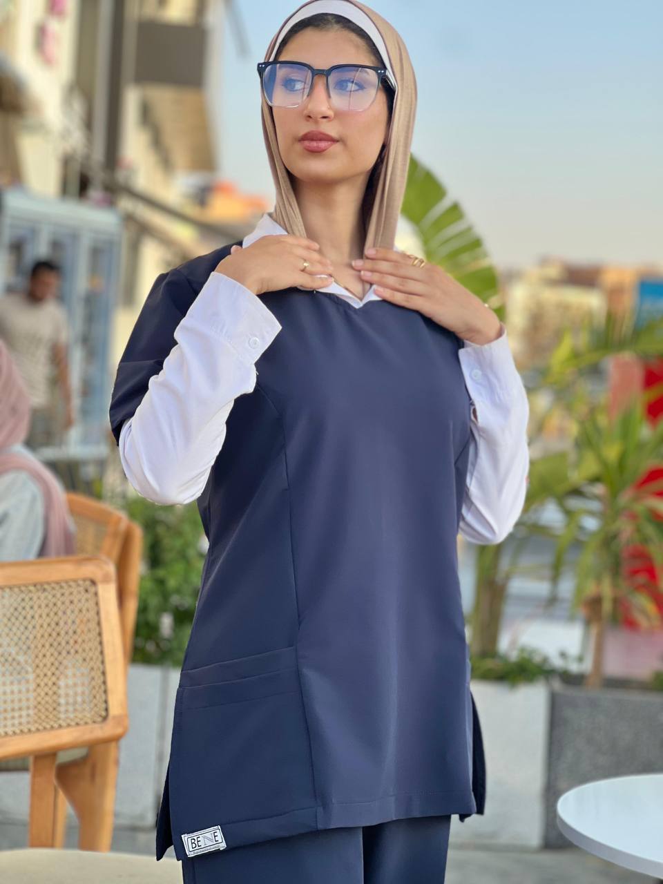 Feminie In Navy