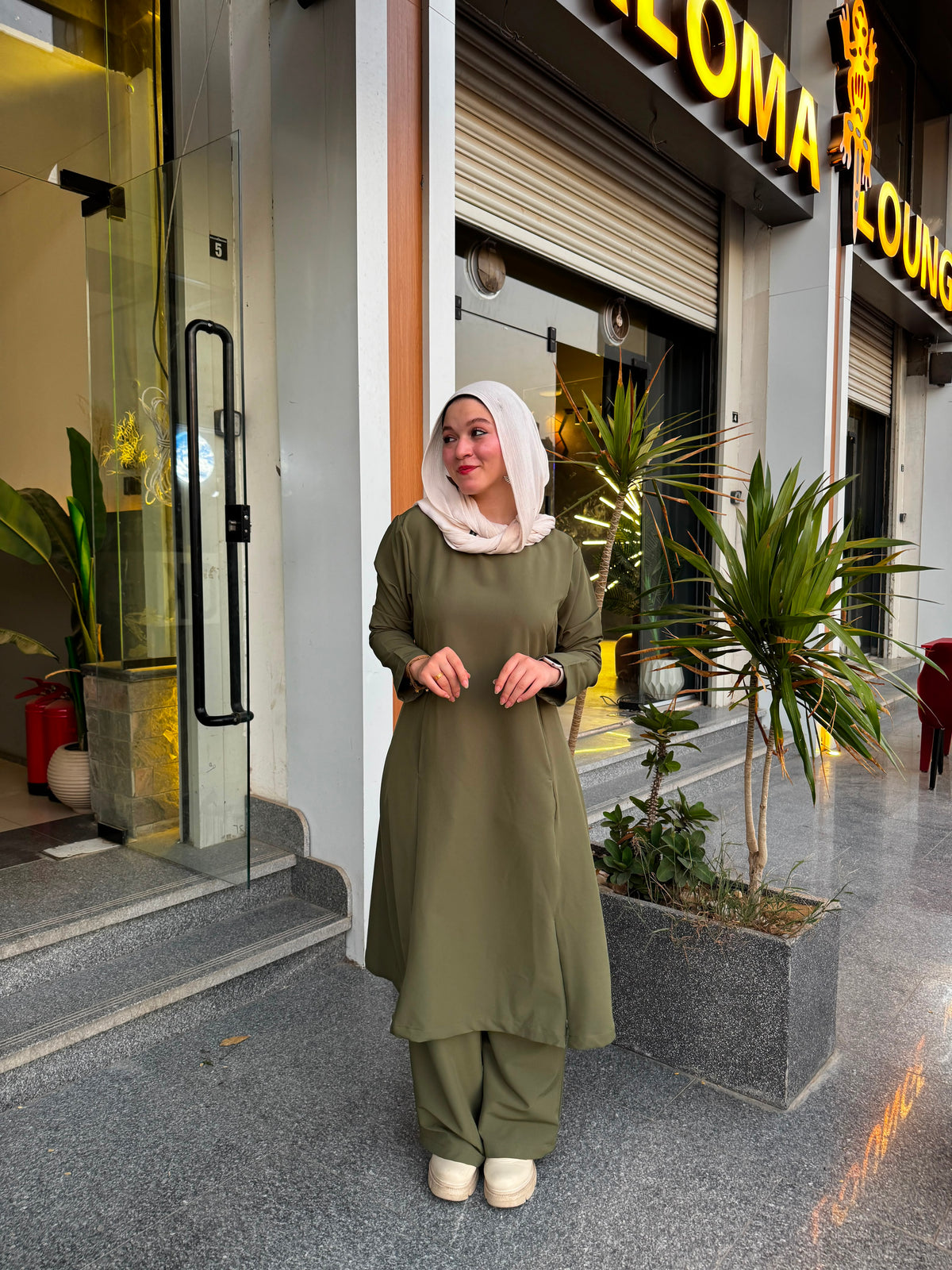 Tonic scrub in olive