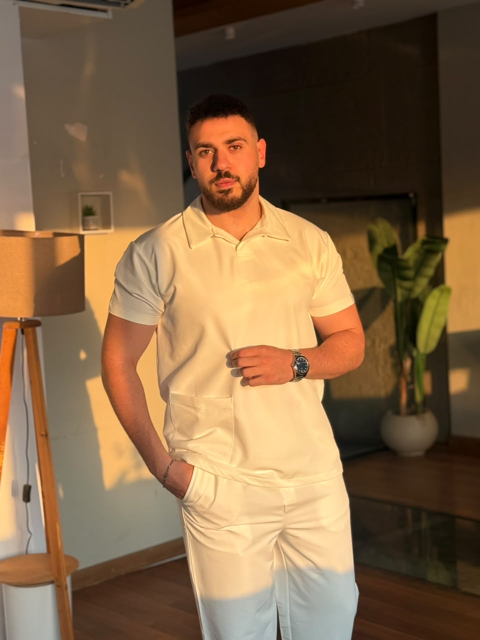 Classic Scrub In White
