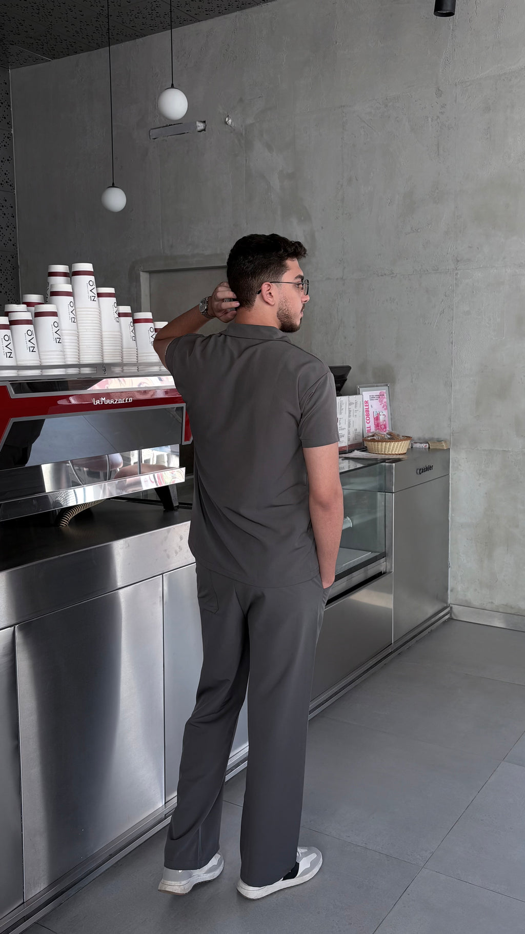 Classic Scrub In Gray
