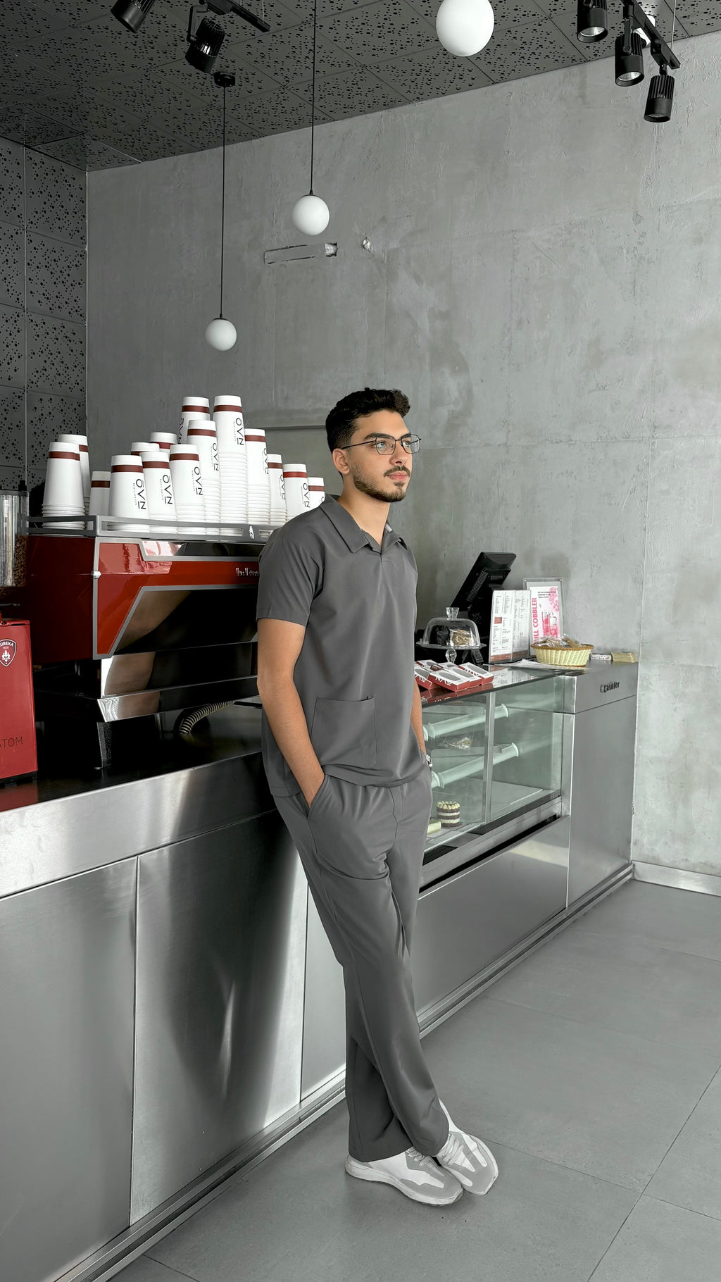 Classic Scrub In Gray