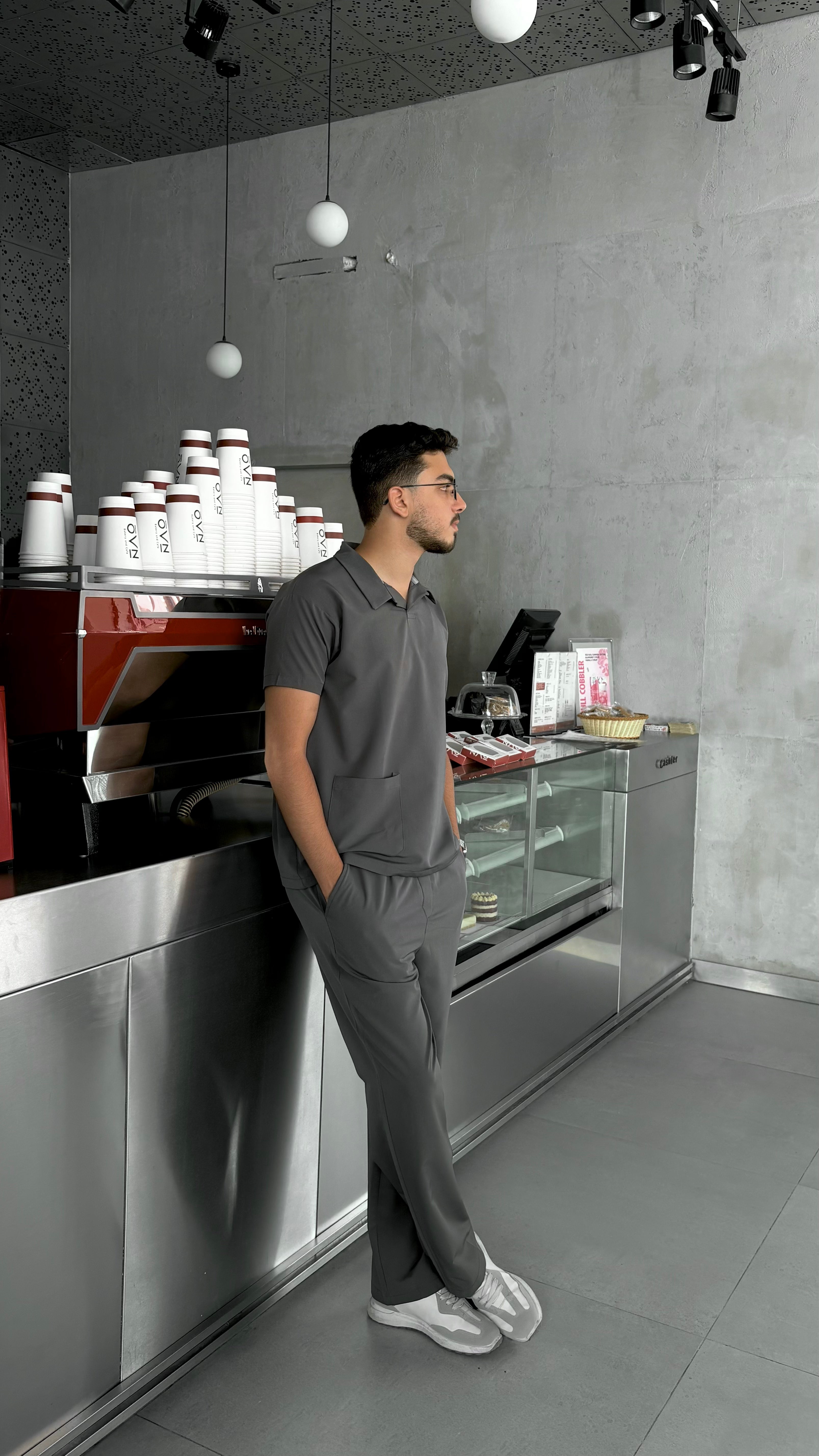 Classic Scrub In Gray