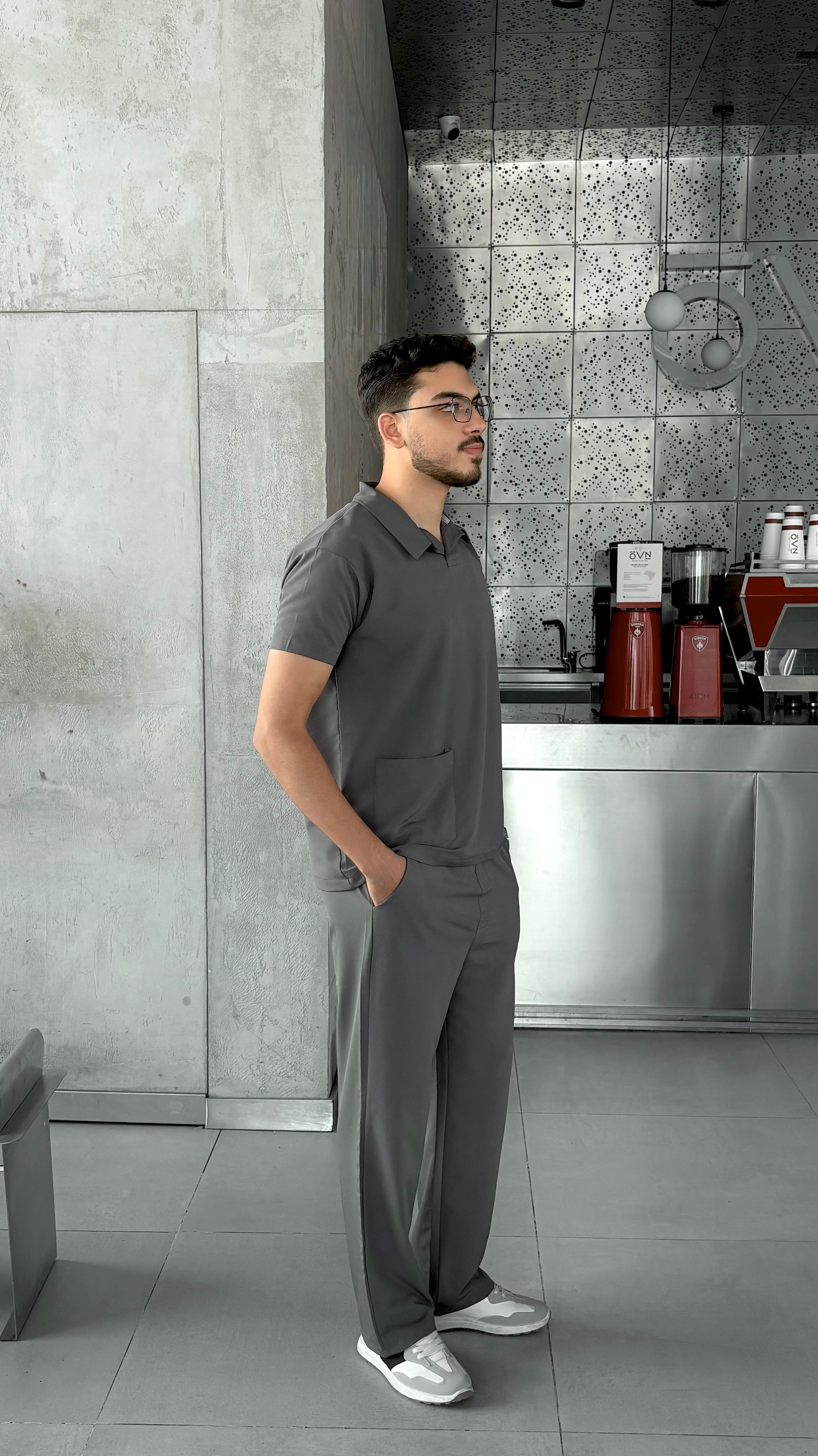 Classic Scrub In Gray