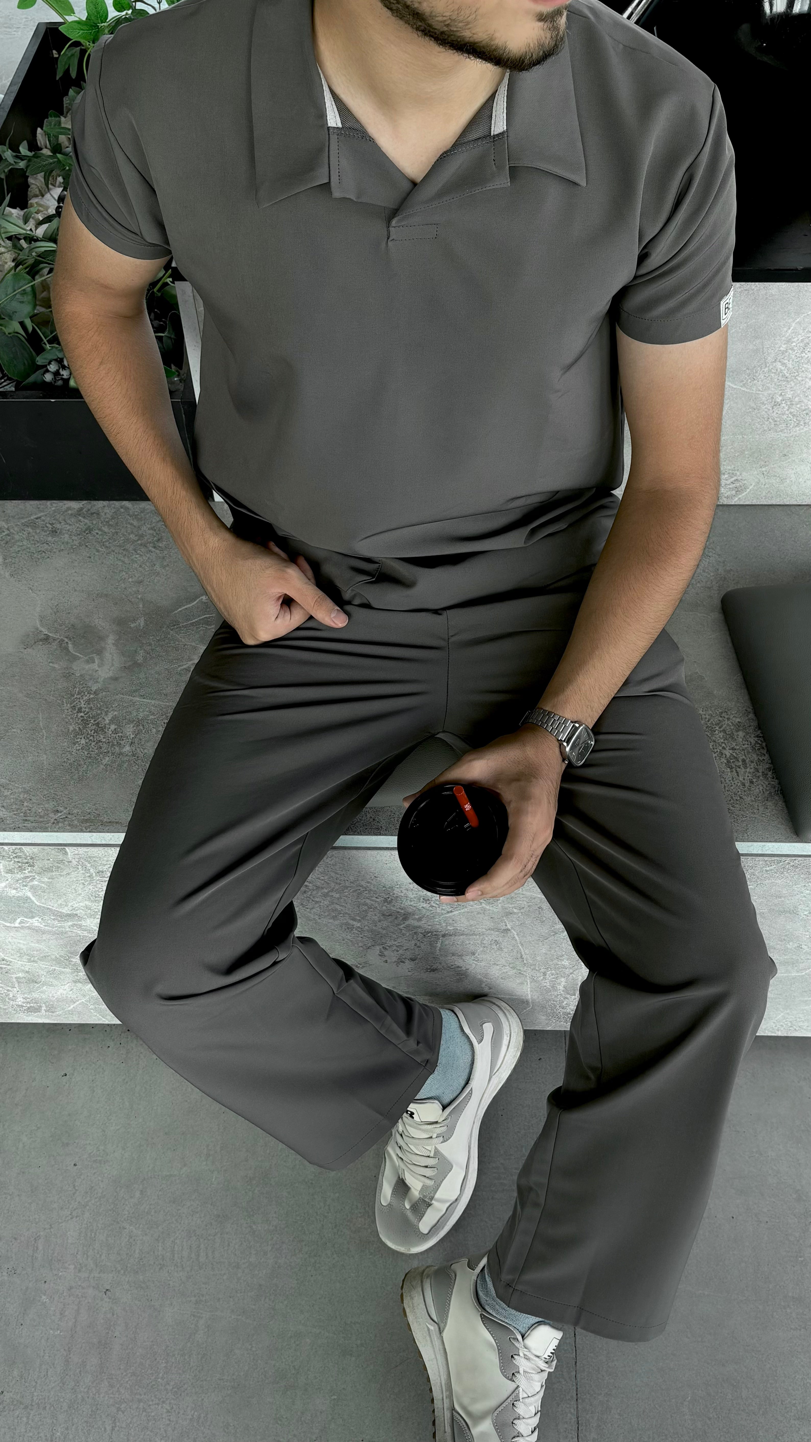 Classic Scrub In Gray