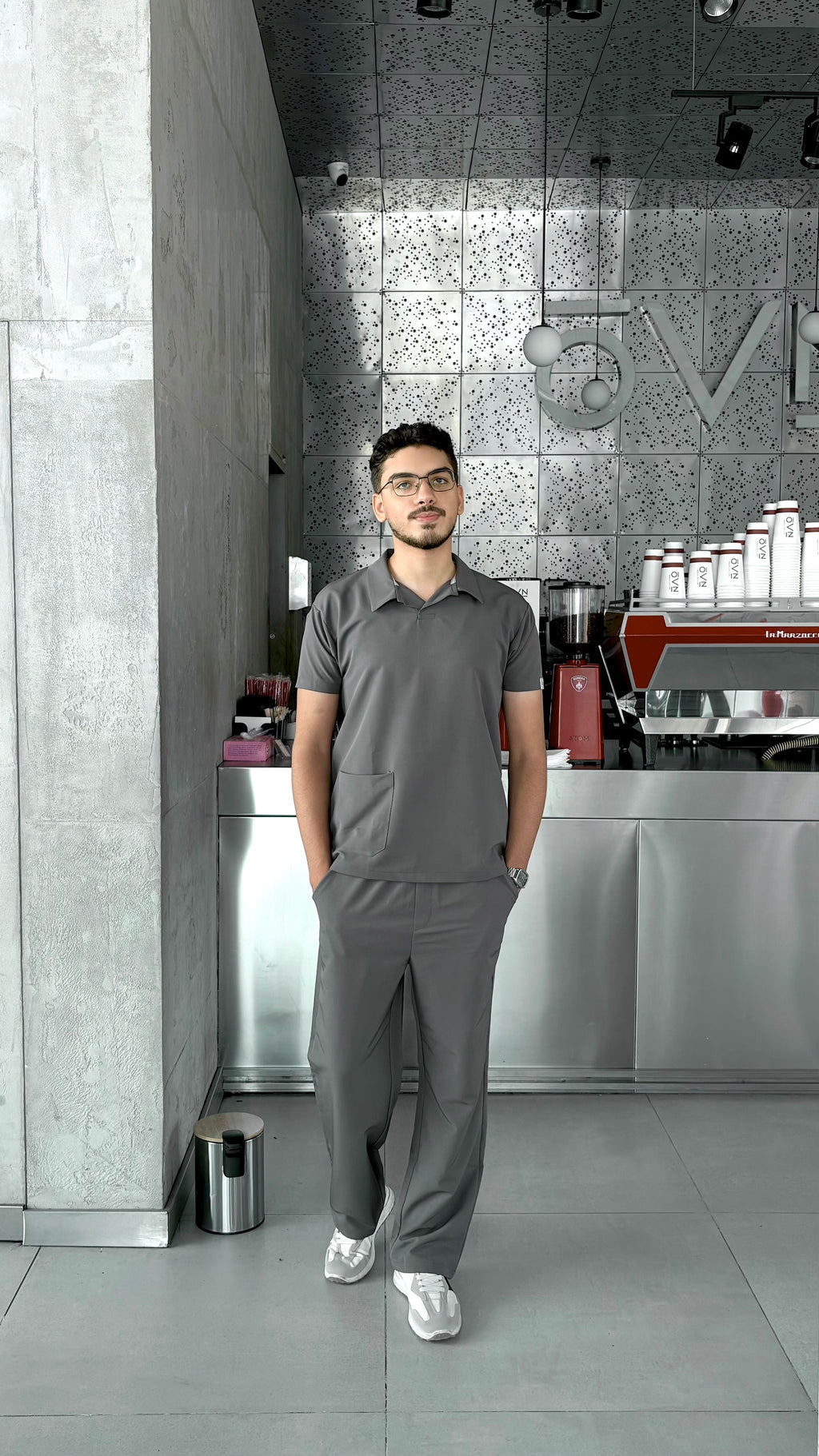 Classic Scrub In Gray