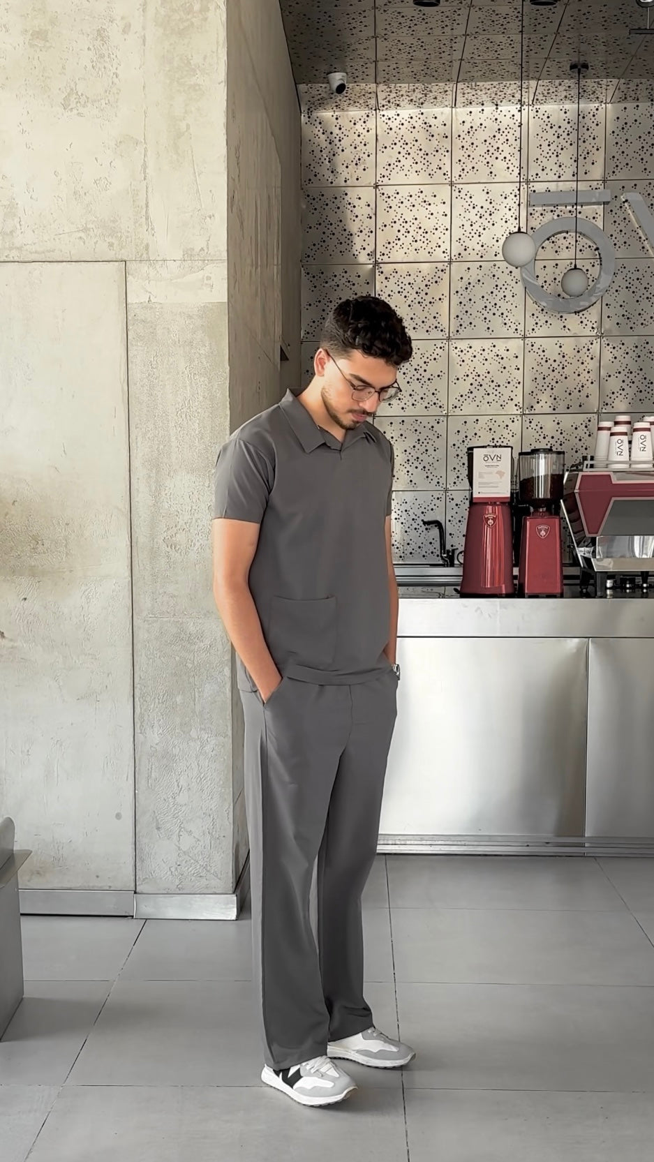 Classic Scrub In Gray