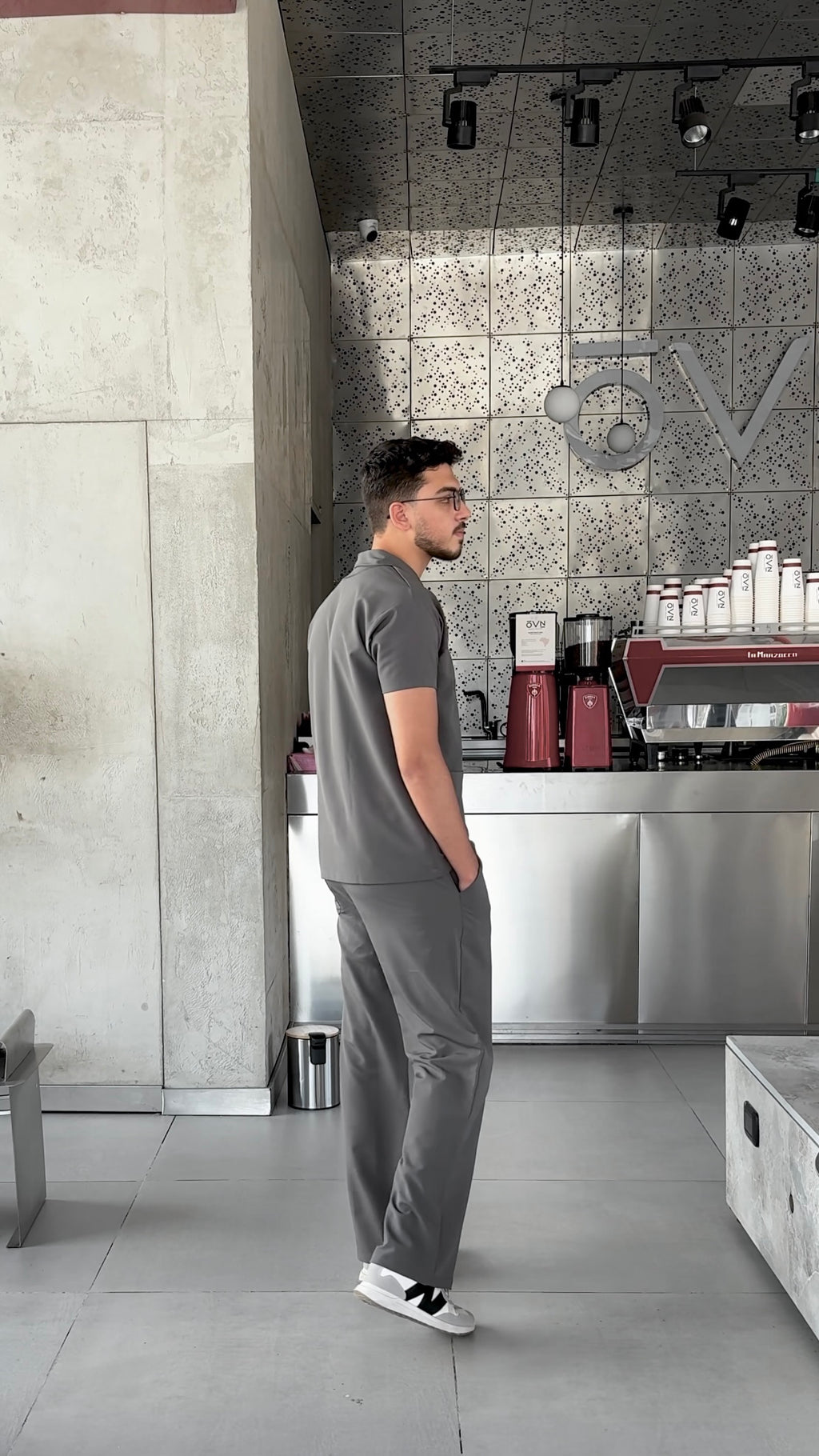 Classic Scrub In Gray