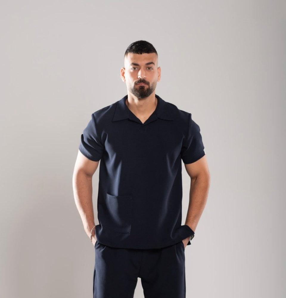 Classic Scrub In Dark Navy