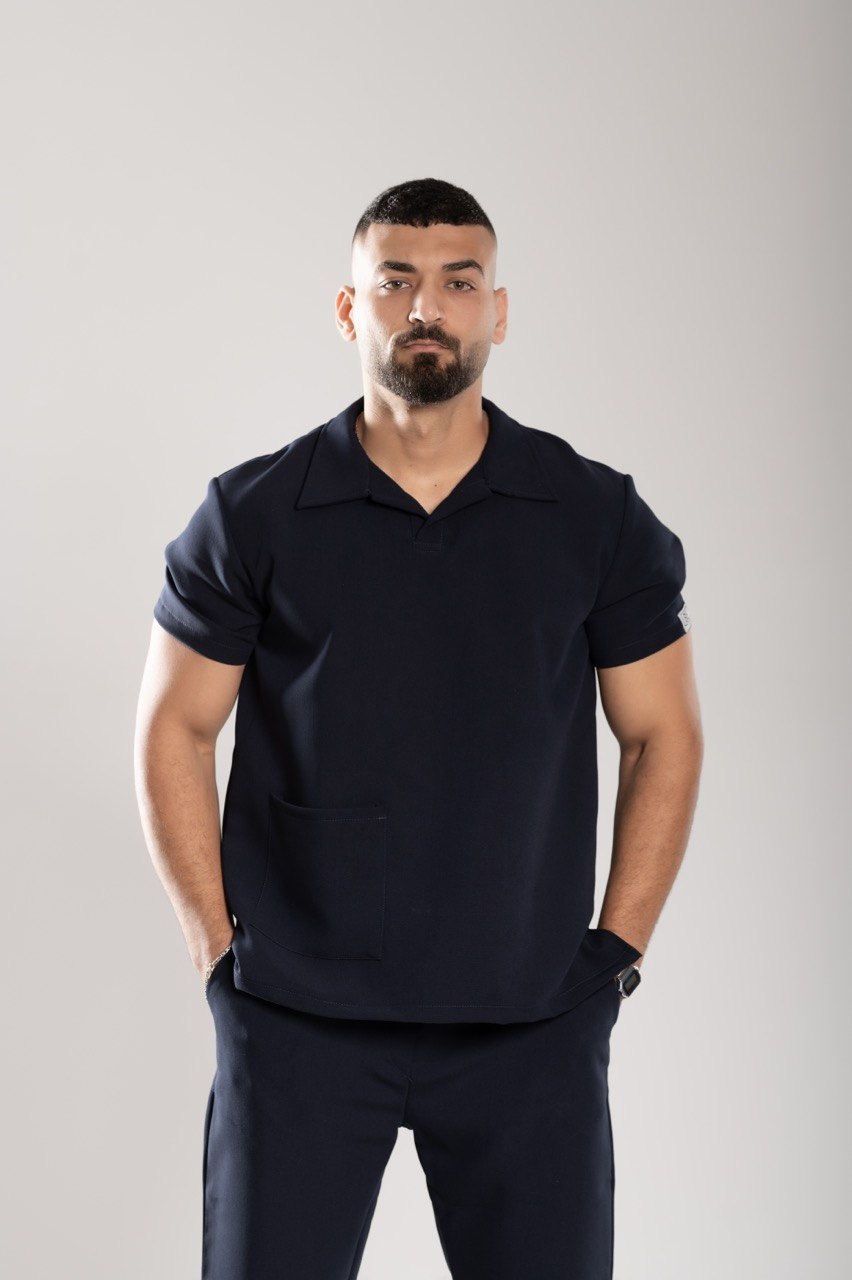 Classic Scrub In Dark Navy
