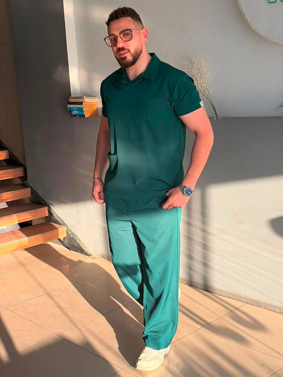 Classic Scrub In Dark Green