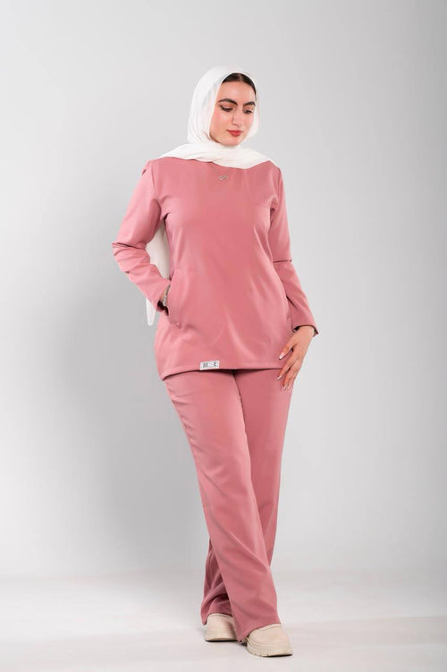 Back Ribbon In Rose Pink