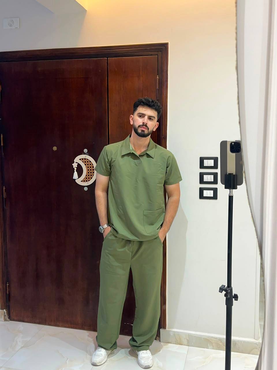 Classic Scrub In Olive