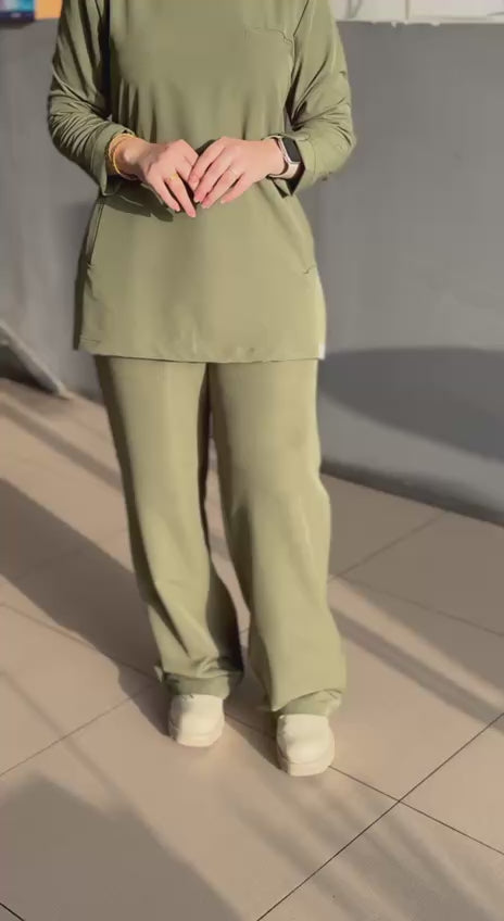 Back Ribbon In Olive
